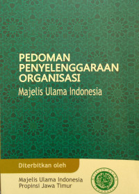 Pedoman Penyelenggaraan Organisasi Majelis Ulama Indonesia